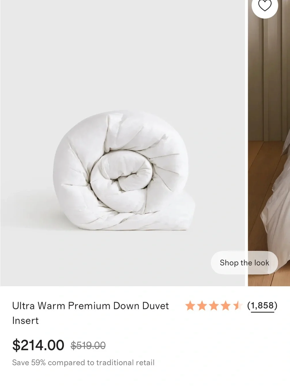 Lightweight Premium Down Comforter